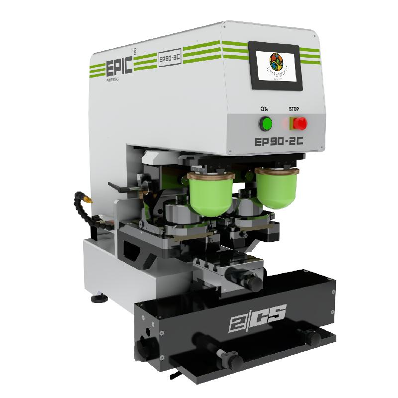 2 color pad printing machine