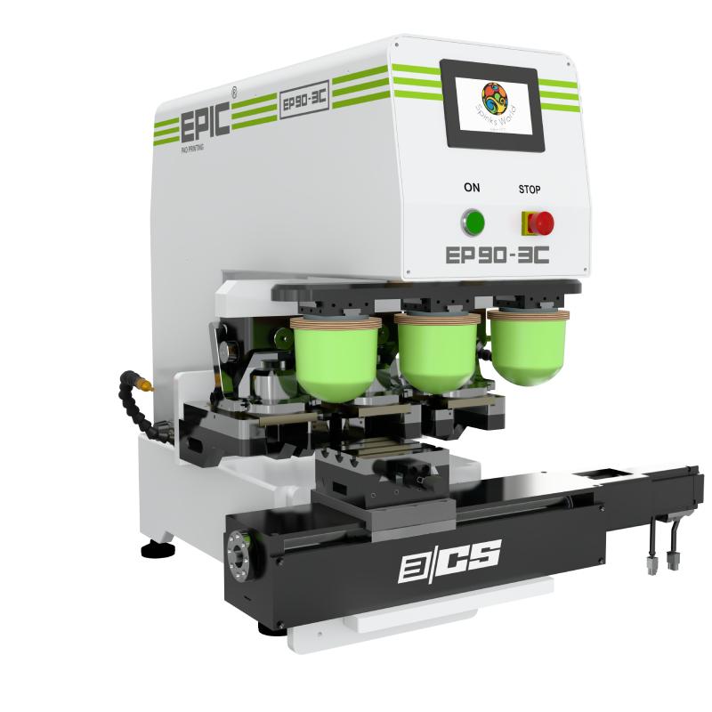 2 color pad printing machine