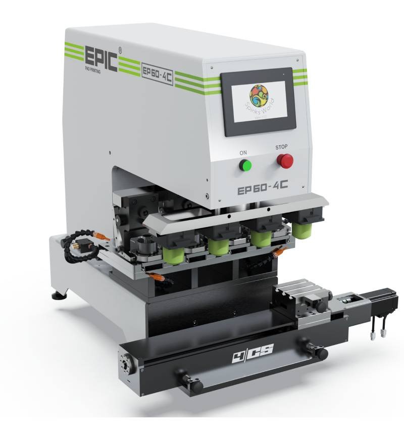 4 color pad printing machine