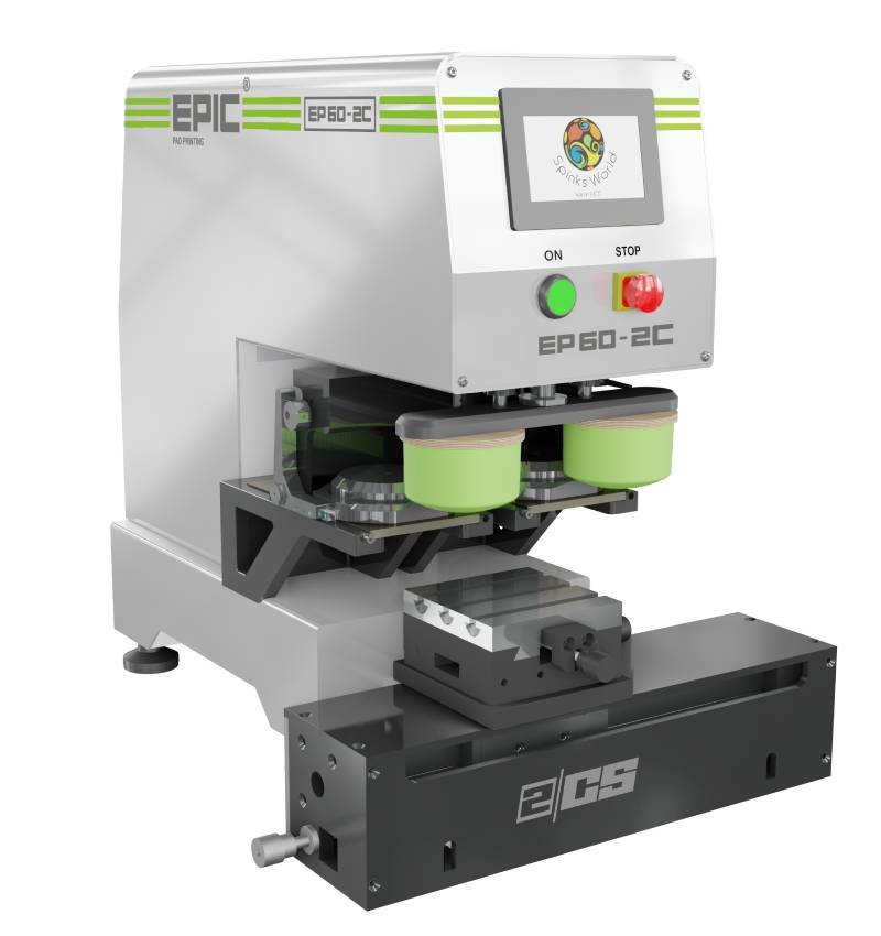 2 color pad printing machine