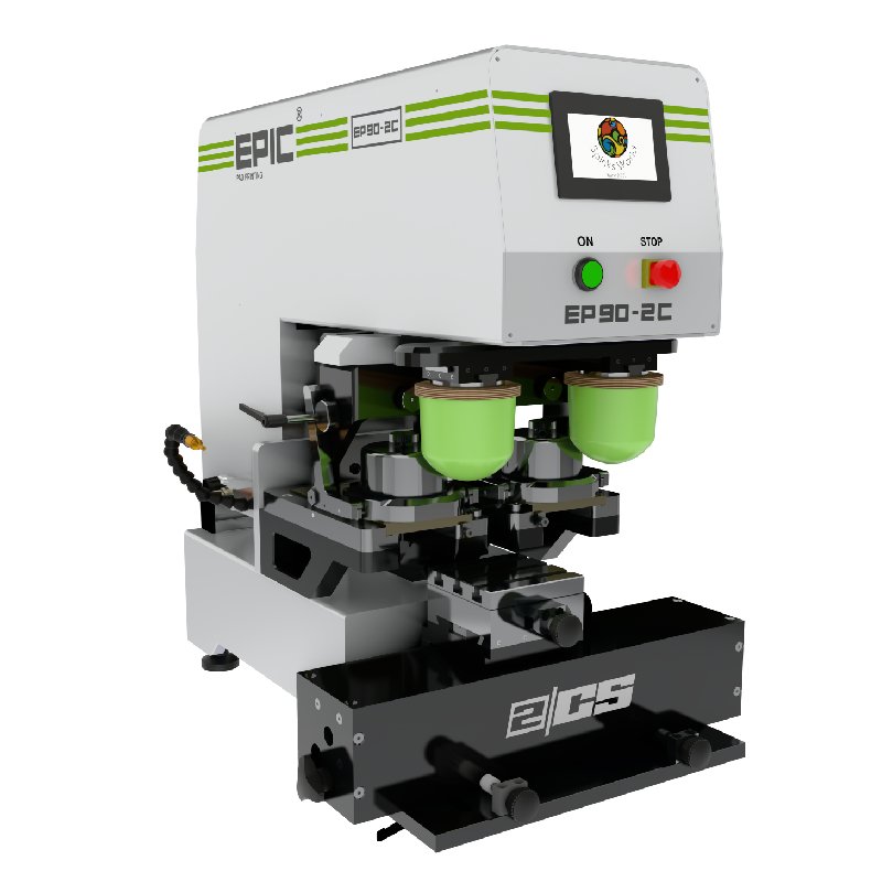 2 color pad printing machine