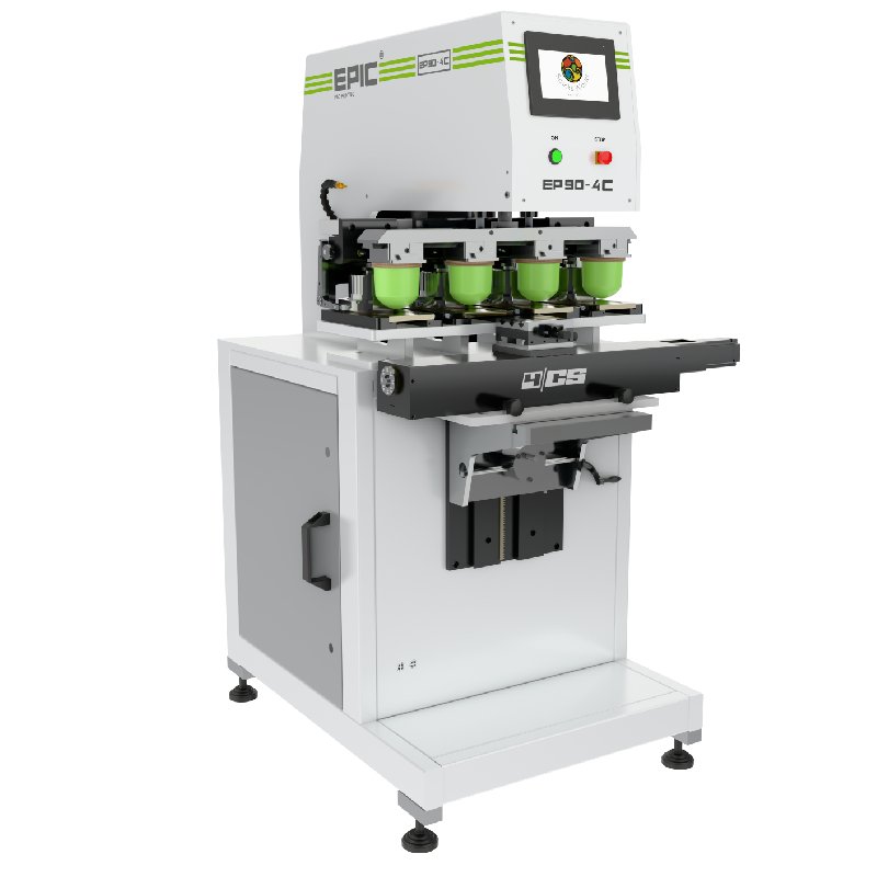4 color pad printing machine