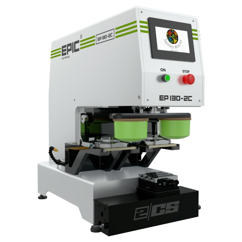 2 color pad printing machine