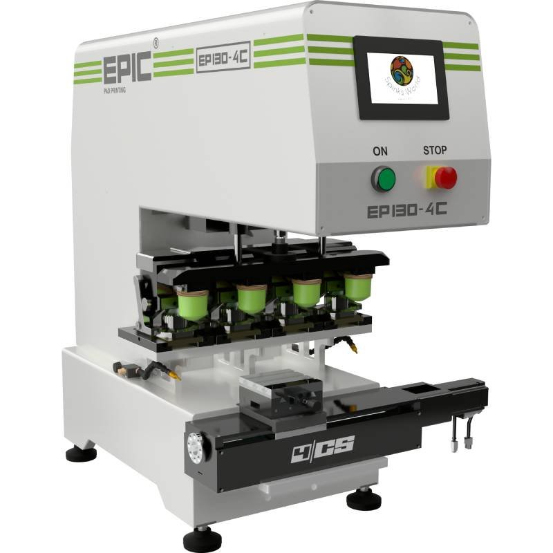 4 color pad printing machine